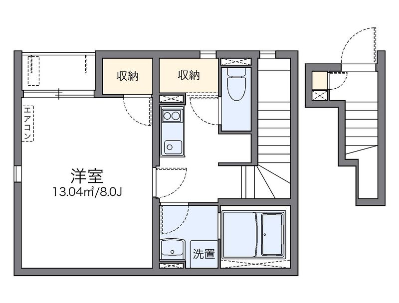 レオネクストにいざか通り 間取図