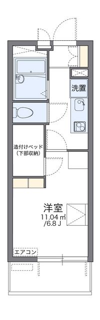 レオパレスシュピッツェ 間取り図