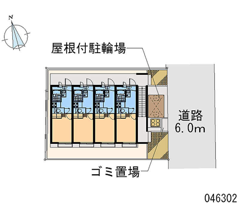 レオパレスヴィラージュ長洲Ⅱ 区画図