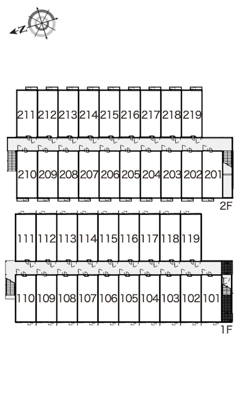 レオパレスＦＯＲＥＶＥＲ 間取配置図