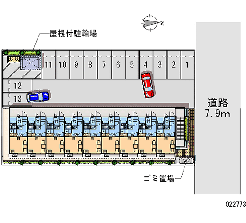 22773 bãi đậu xe hàng tháng