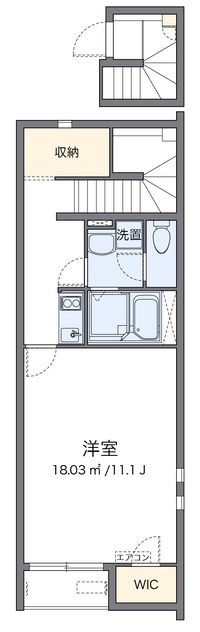 クレイノプルメリア２３ 間取り図