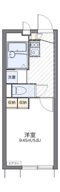 レオパレスヴァンベールⅢ 間取り図