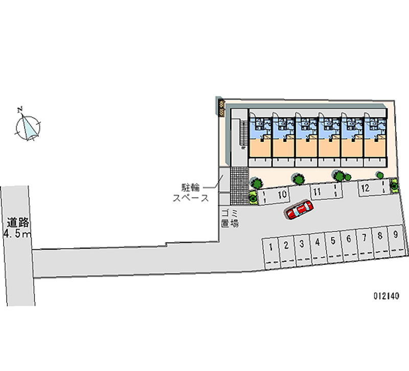 12140 Monthly parking lot