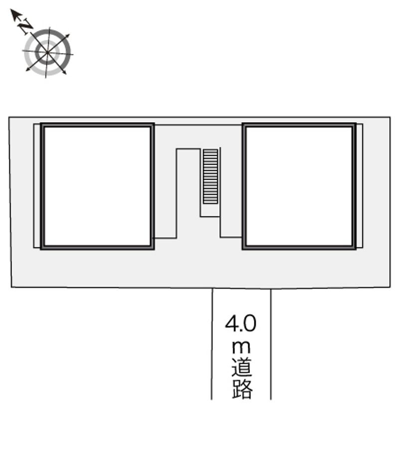レオパレスクレール福田 配置図