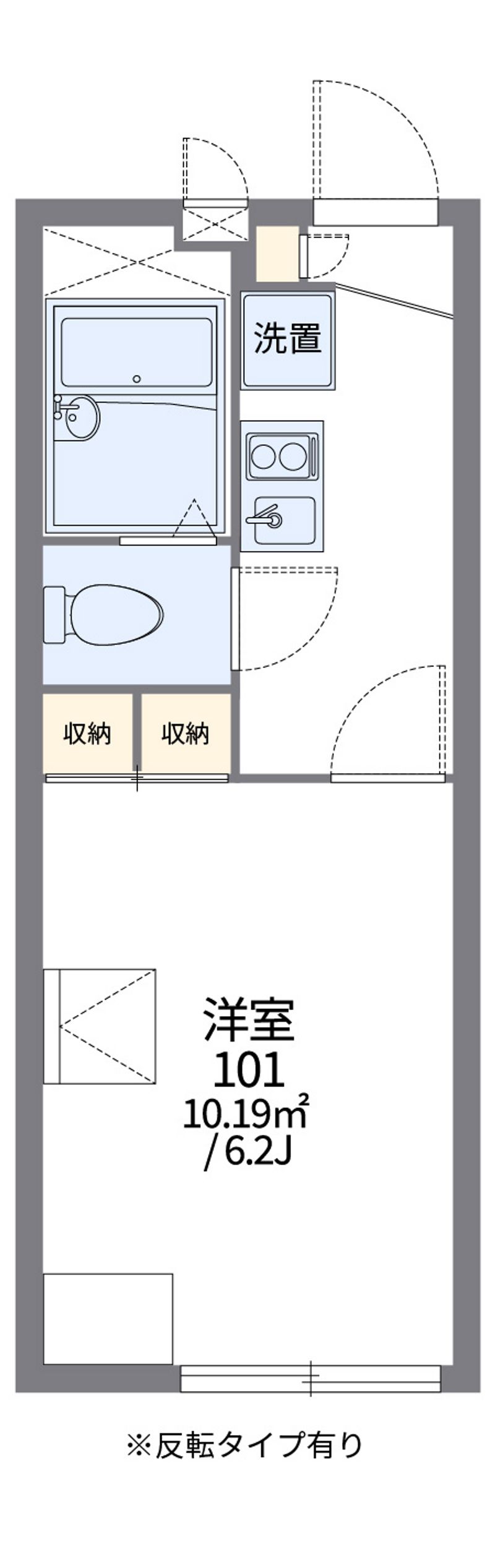 レオパレス甲南 間取図