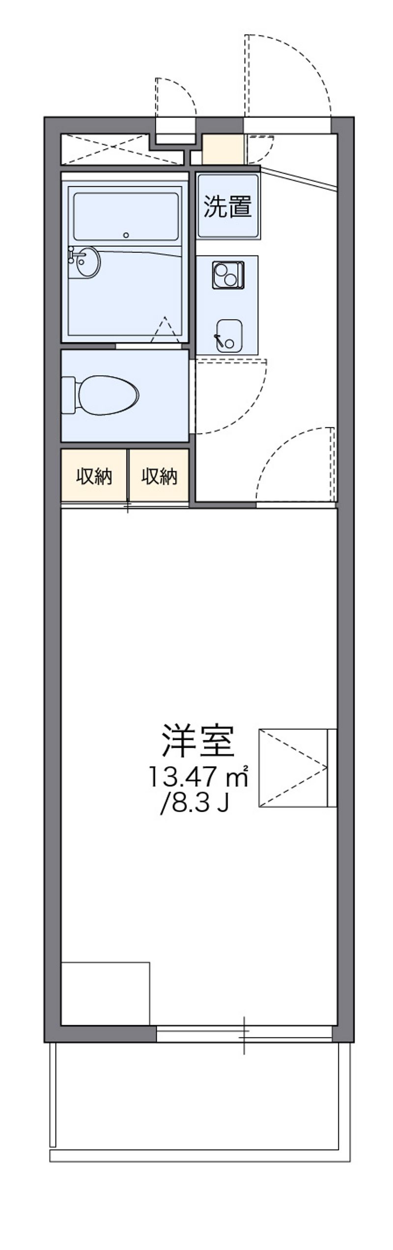 leopalace Aburagafuchi Sơ đồ nhà