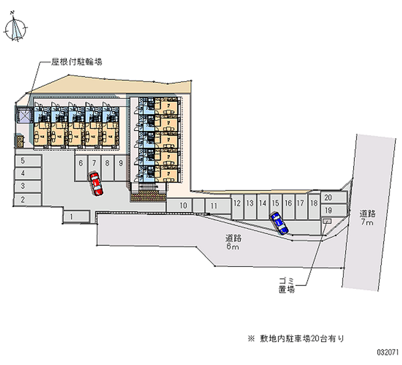 32071 Monthly parking lot