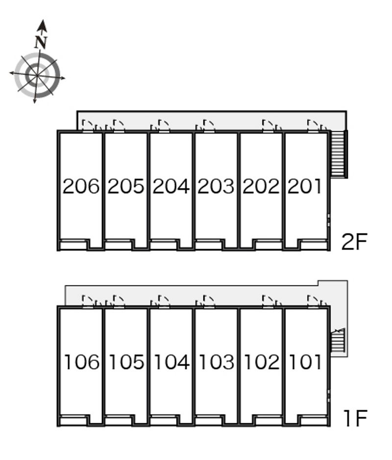 クレイノセンプリス 間取配置図