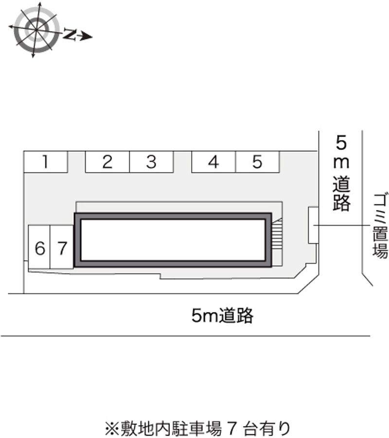 レオパレスパラオ 配置図