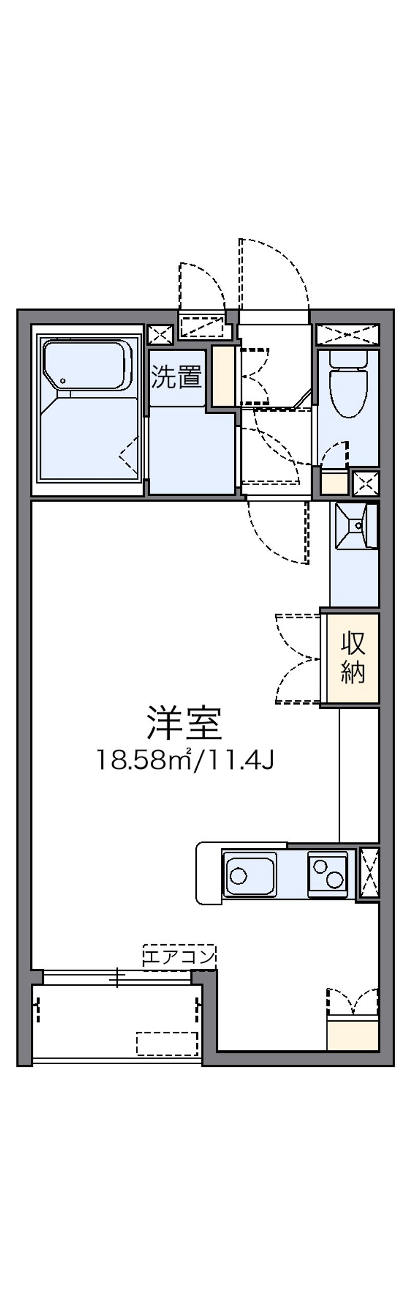 レオネクストたちばな 間取図