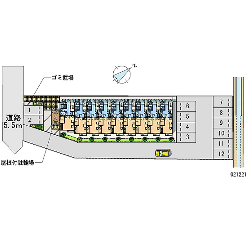 レオパレス飛鳥 月極駐車場