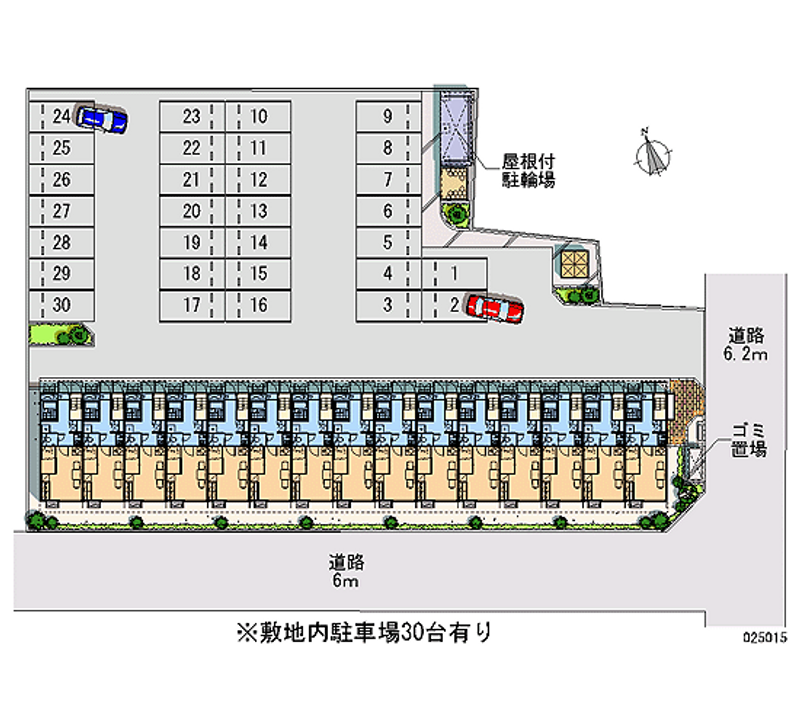 25015 Monthly parking lot