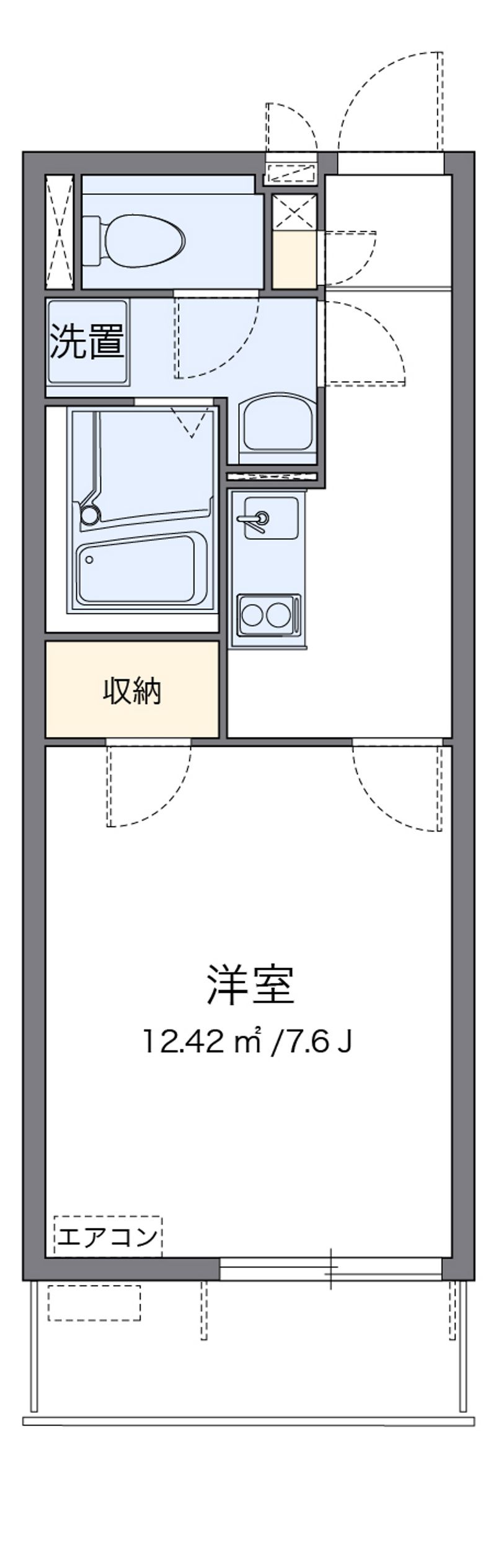 クレイノ縁 間取図