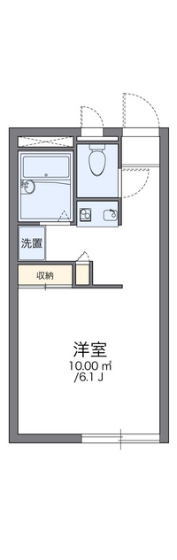 レオパレス方地西 間取り図