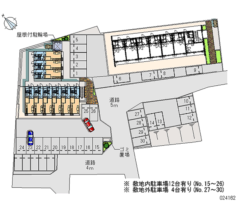 24162 Monthly parking lot