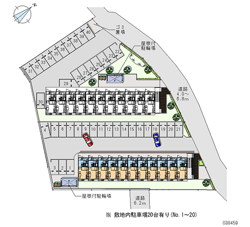 38459 Monthly parking lot