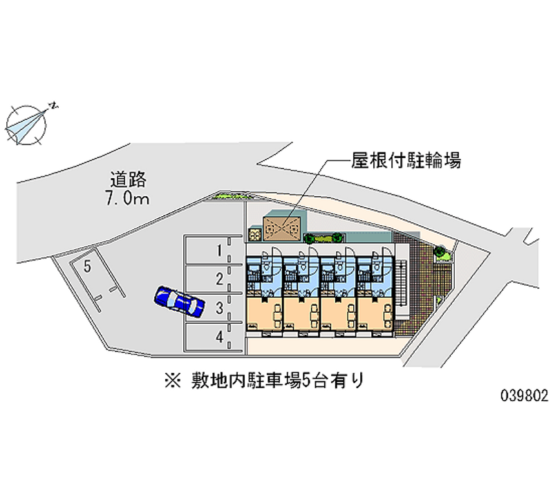 レオパレスｃｏｓｍｏｓ 月極駐車場