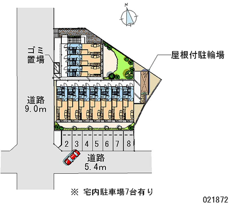 21872月租停車場