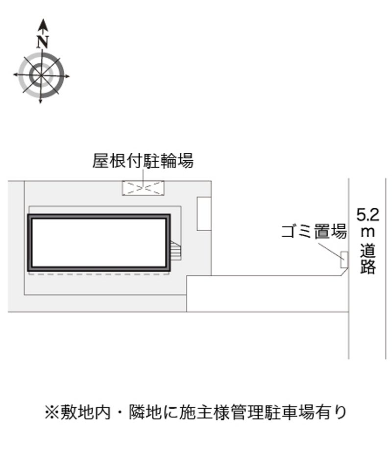 レオパレスグリーンステージ 配置図