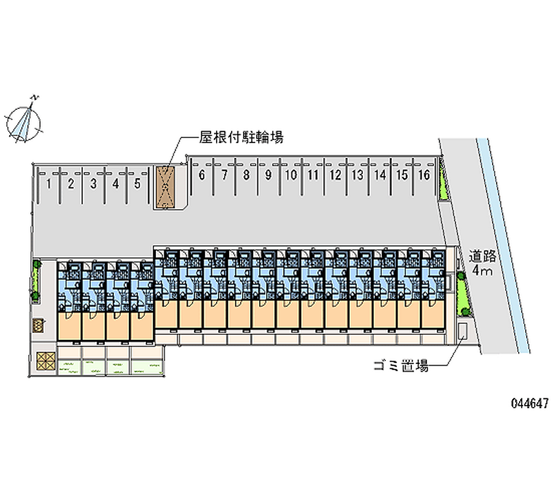 44647 Monthly parking lot