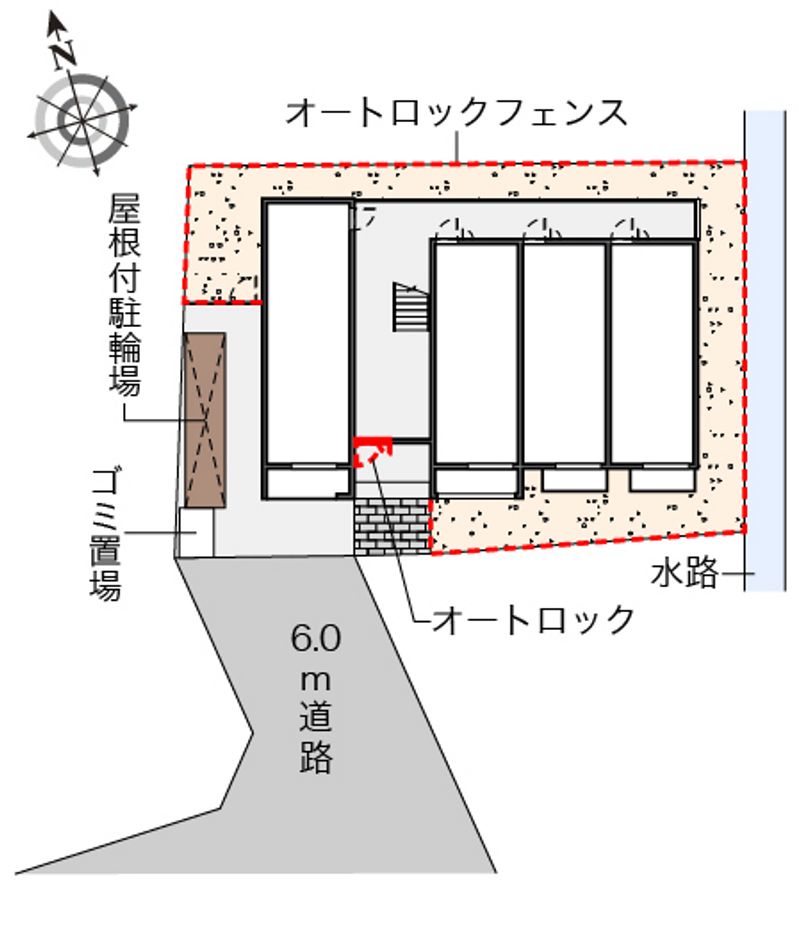 ミランダパキラ 配置図
