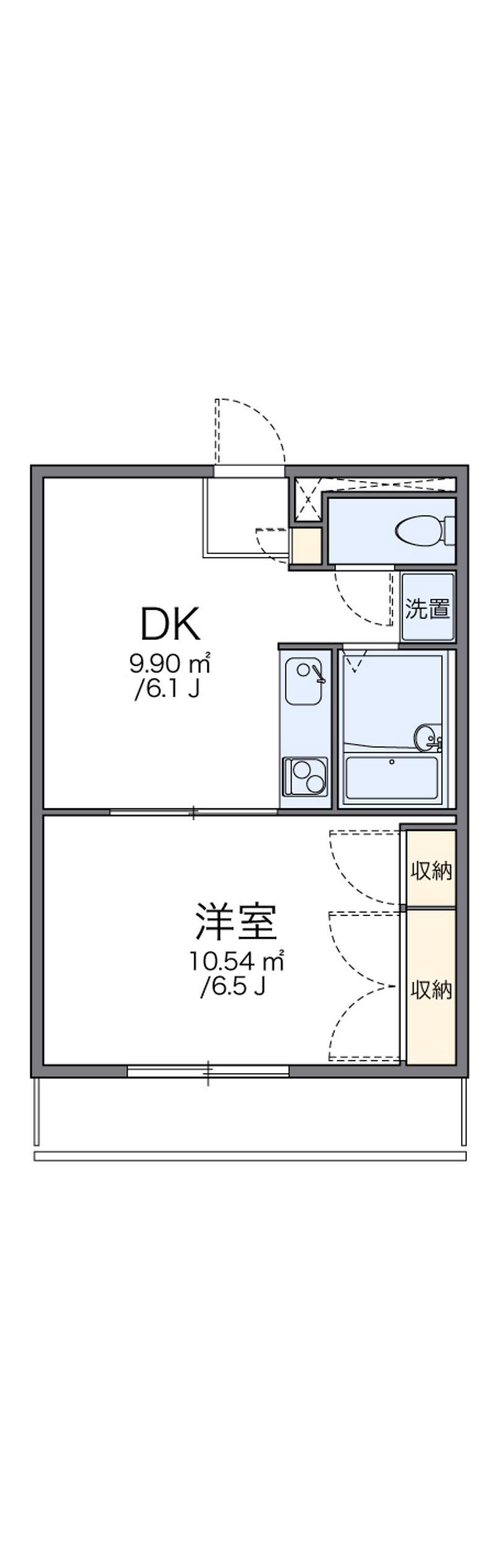 レオパレスＰＥＡＣＥＦＵＬ−Ａ 間取図