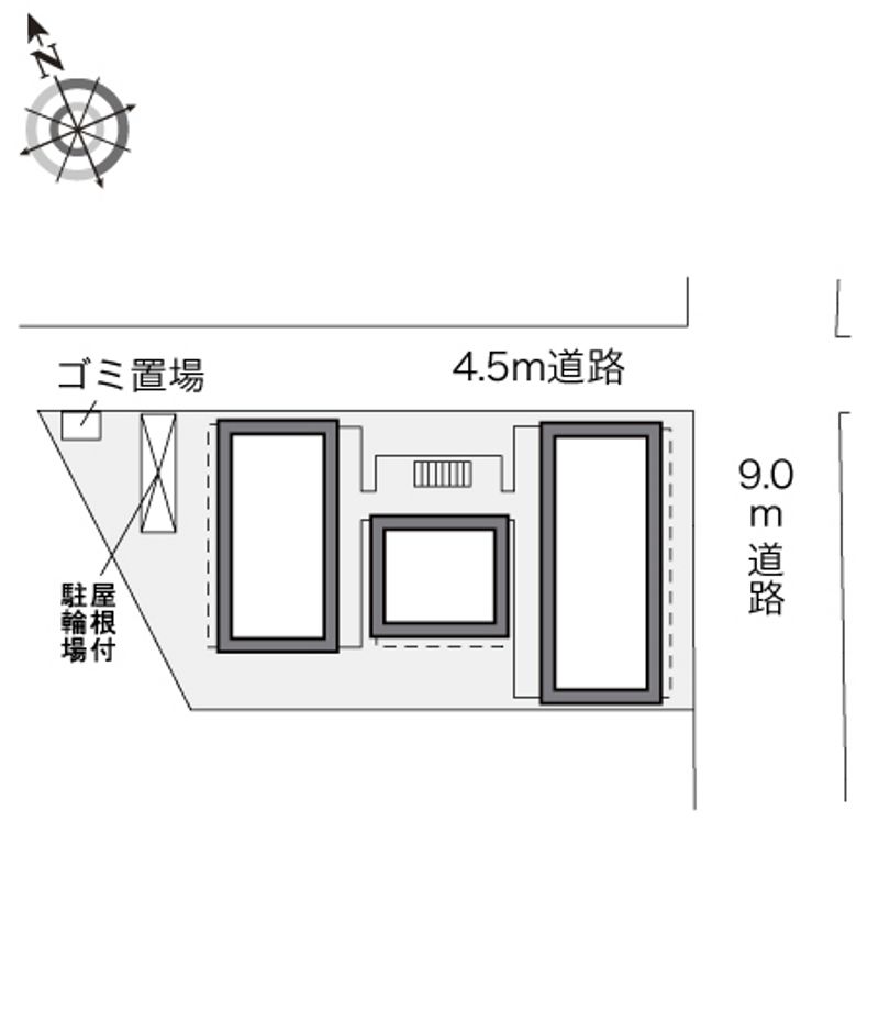 レオパレスシュテルンヒュンフ 配置図