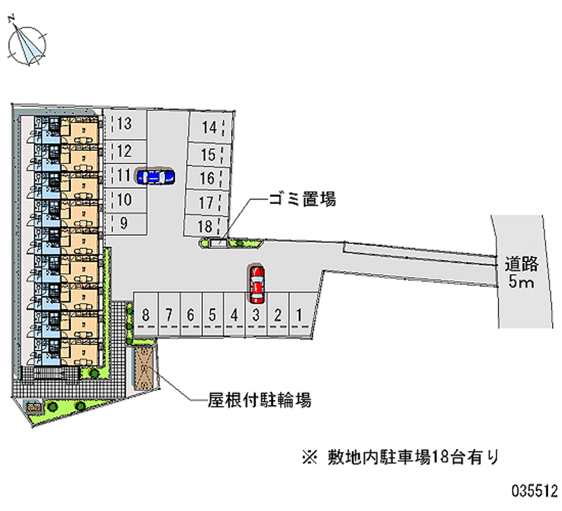 35512 Monthly parking lot