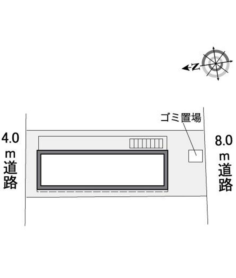 レオパレスさくら 配置図