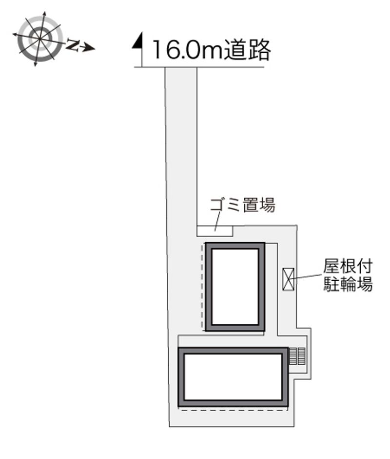 レオパレスＳＨＩＭＩＺＵ　Ｔ 配置図