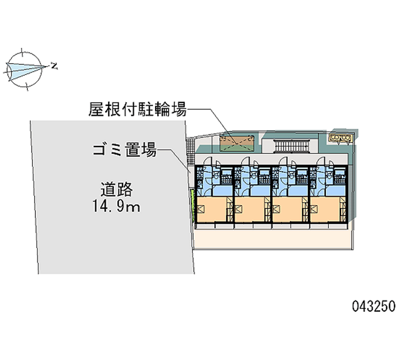 レオパレス櫻の夢 区画図