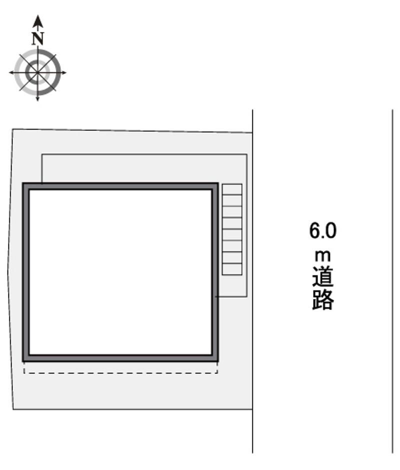 レオパレス久々知Ⅱ 配置図