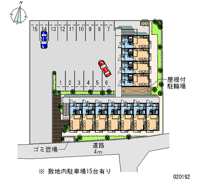 20192 Monthly parking lot