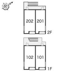 レオネクストさくら 間取り配置図