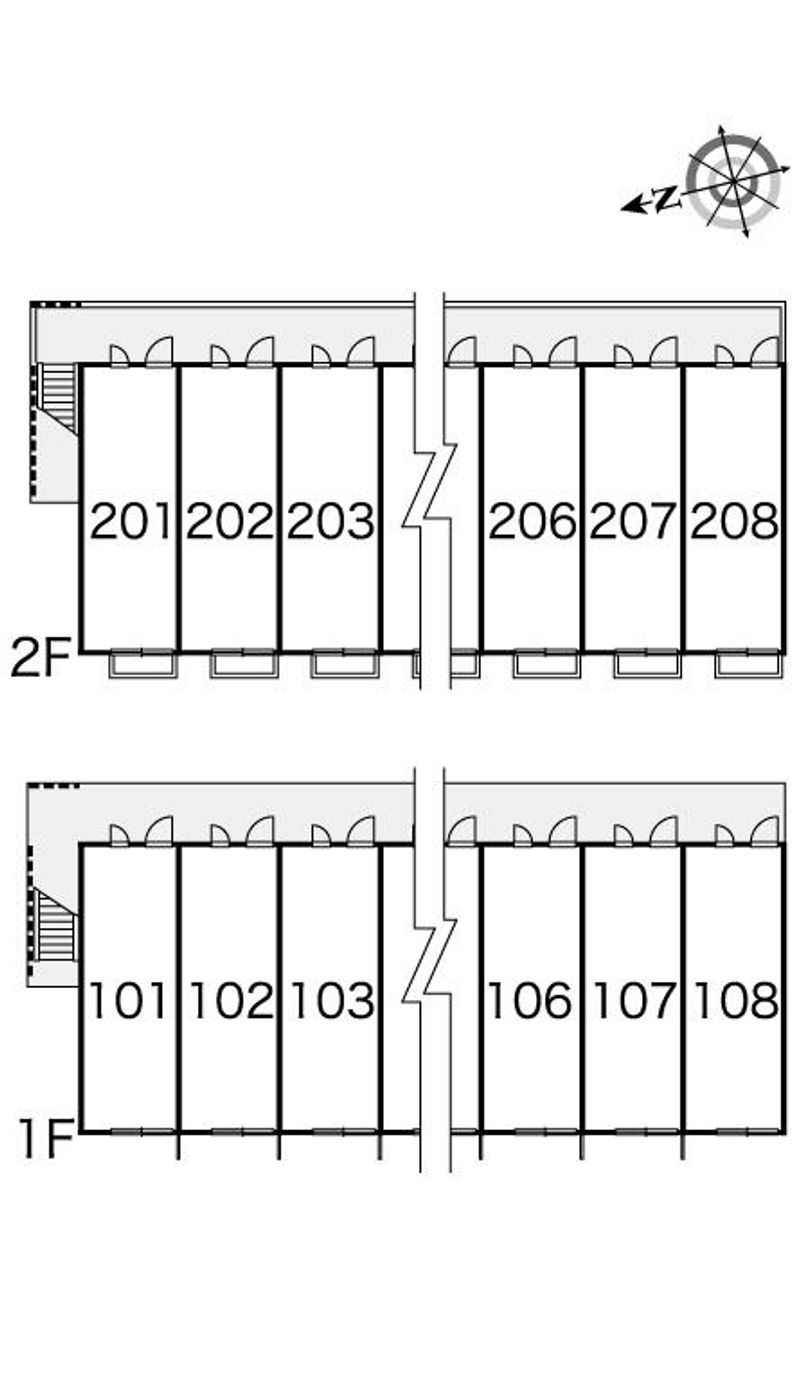 レオパレス太陽 間取配置図
