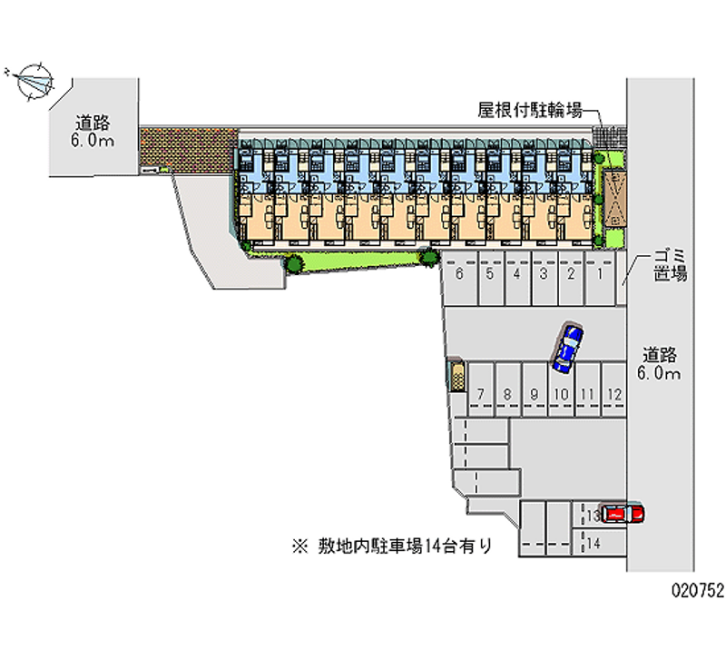 20752 Monthly parking lot