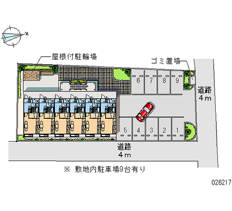 レオパレスａｉｒｕ 月極駐車場