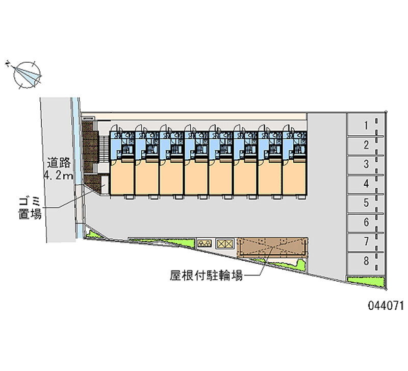 44071 Monthly parking lot