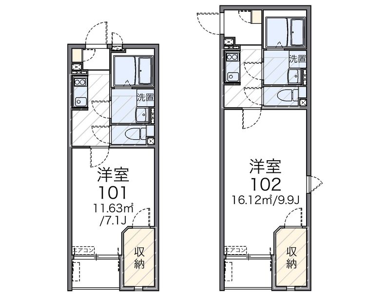 レオネクストアプリーレ 間取図