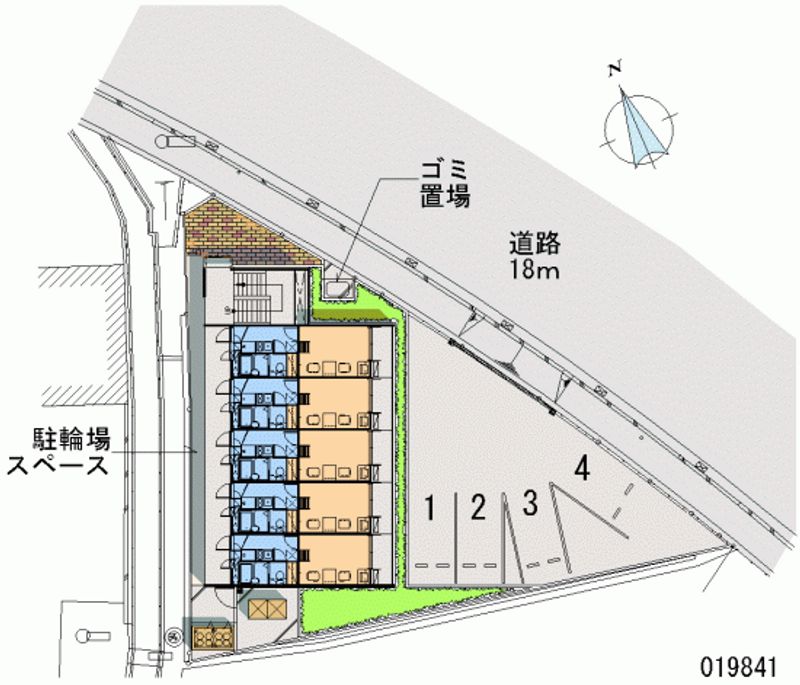 レオパレスルニⅢ 区画図