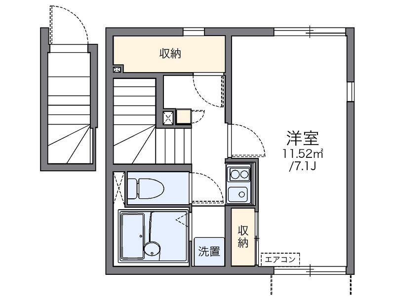 レオネクスト中村公園 間取図