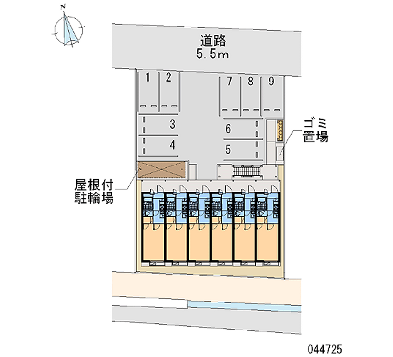 44725 월정액 주차장