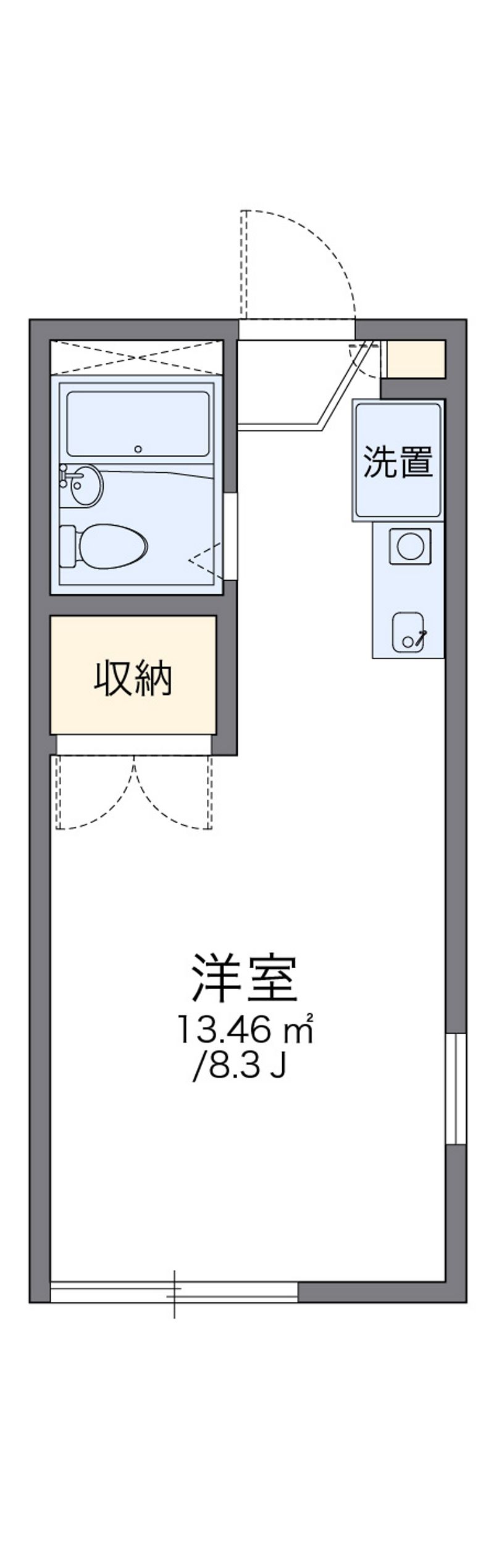 leopalace Adachishinden Floor plan