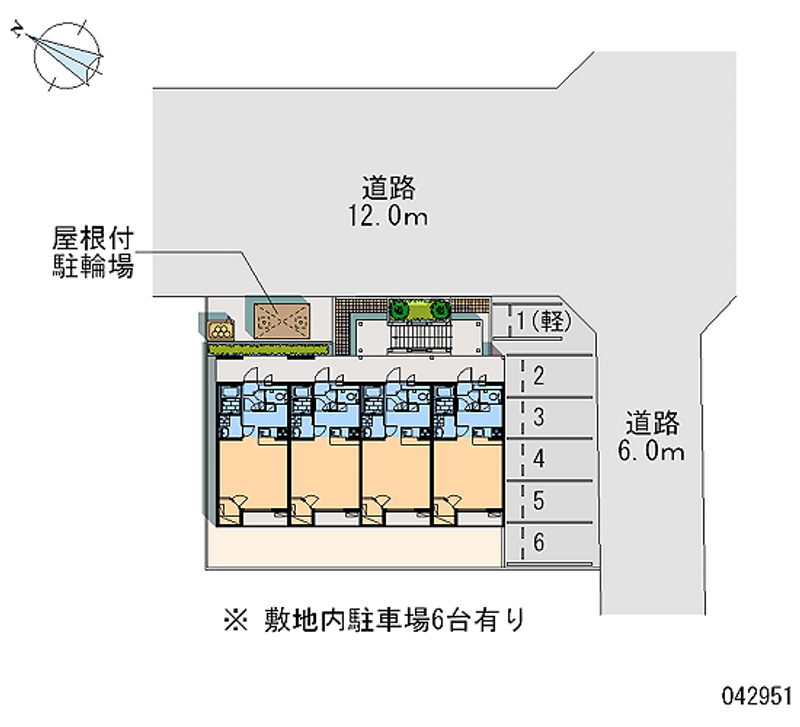 レオパレスサラームサザン 月極駐車場