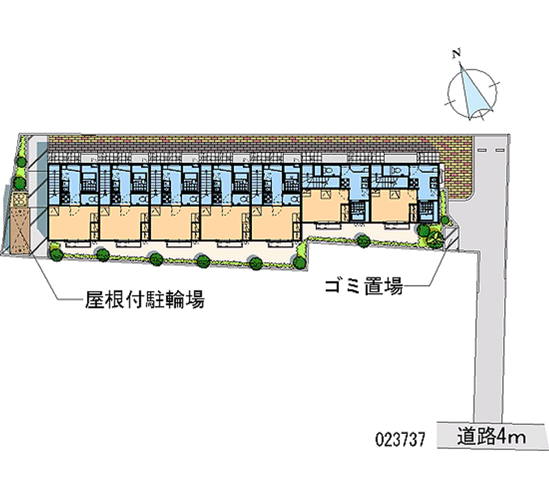 レオパレスＳＴＯＮＥ　ＤＯＲＦ 区画図