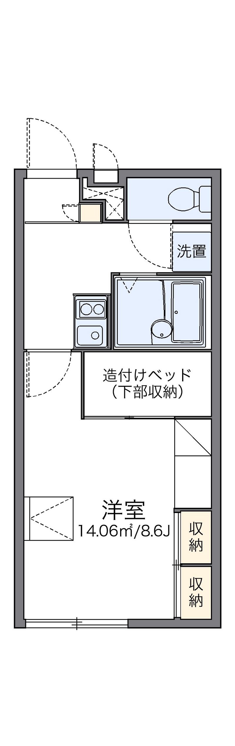 レオパレスサンシャイン２６ 間取図