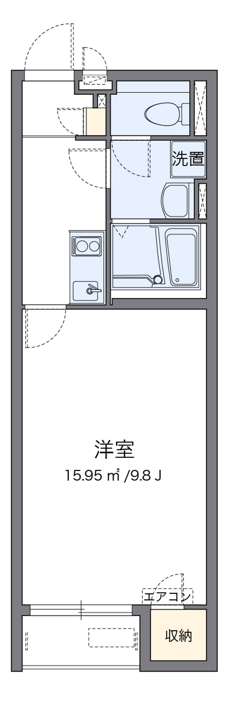 クレイノフェリオ高野口 間取図