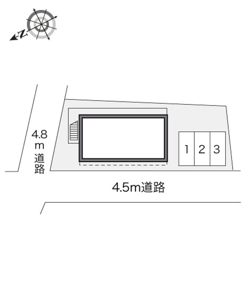 レオパレス槙 配置図