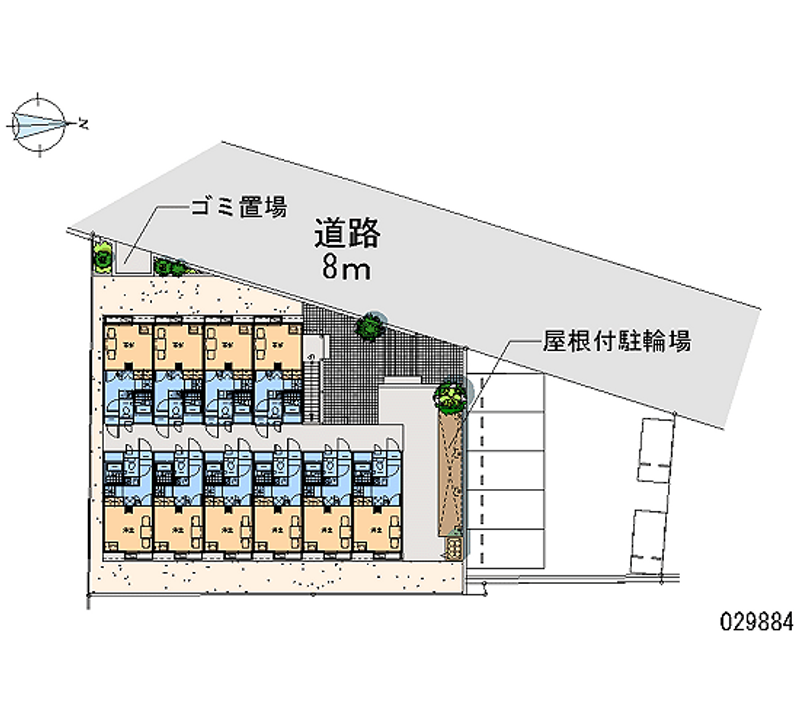 レオパレス峰 区画図
